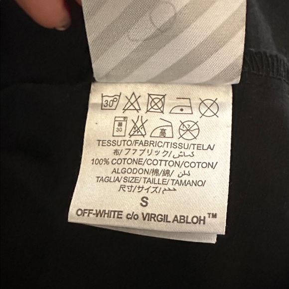 OFF-WHITE Diagonal Brushed Field Military Jacket | Virgil Abloh | Small | Black - Picture 12 of 16